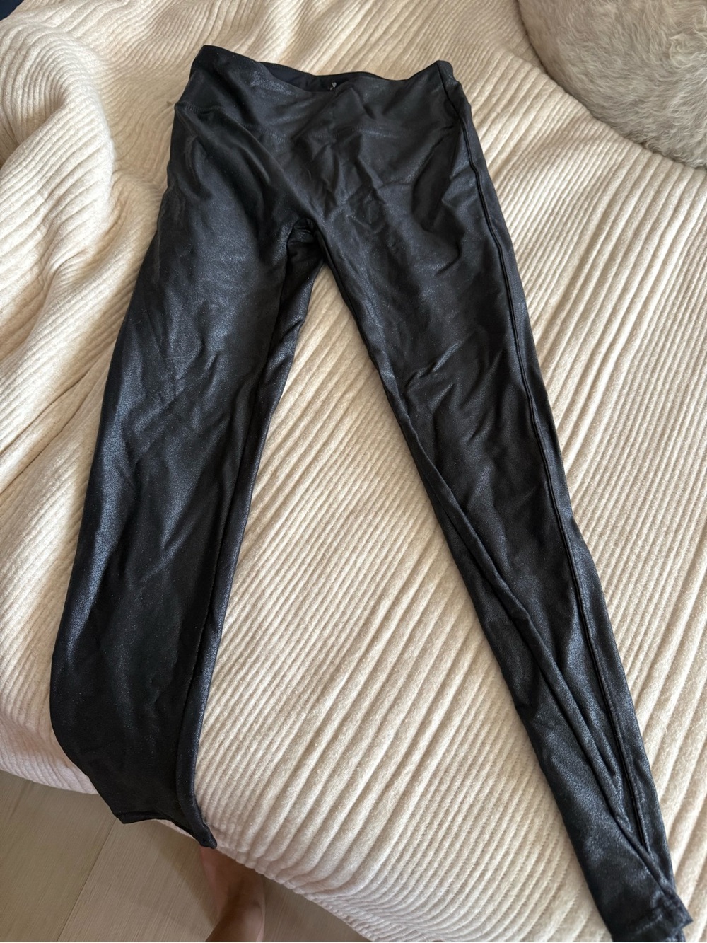 Black Faux Leather Leggings